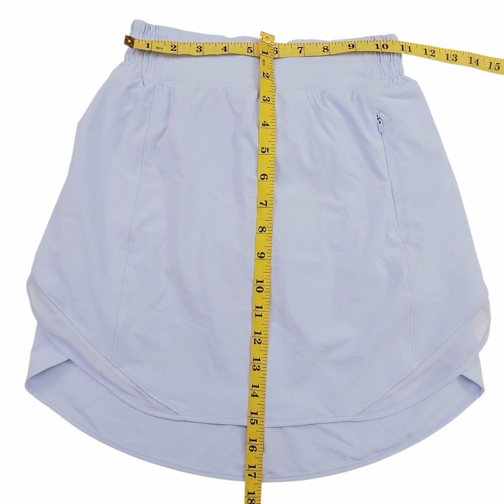 Lululemon Hotty Hot Skort Womens 2 Blue High Rise Tennis Golf Running Skirt - Picture 11 of 12